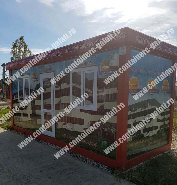 container metalic second hand pret Alba